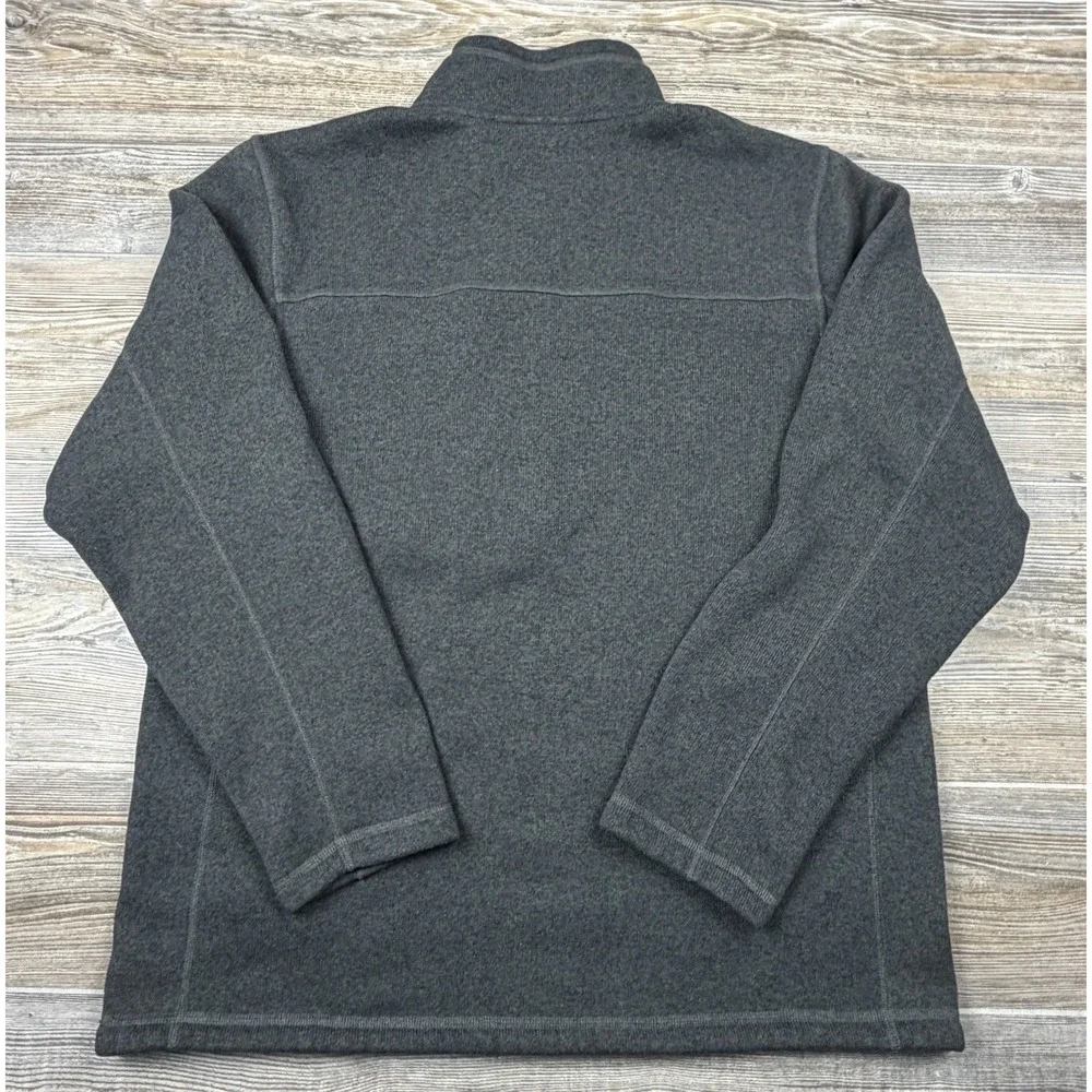 THE NORTH FACE Lyons Fleece Pullover Sweater 1/4 Zip Men's XL Grey Warm Gorpcore